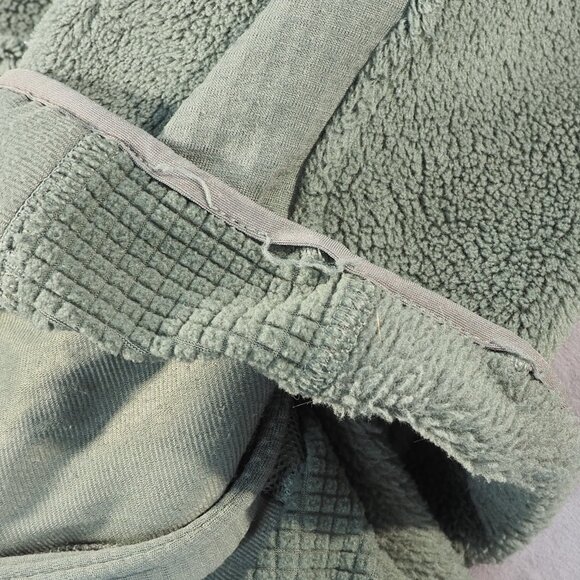 Gen III Fleece Jacket Large Green Cold Weather Full Zip Military Army Bomber - Picture 5 of 11